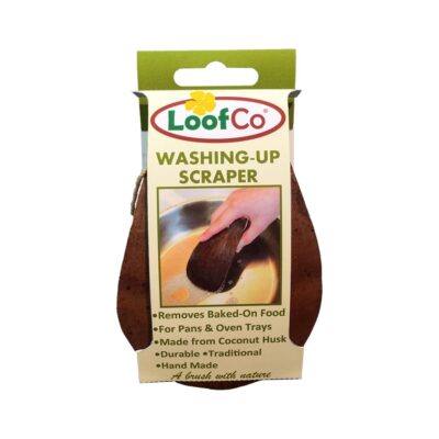 LoofCo Coconut Husk Washing-Up Scraper/Pan Cleaner