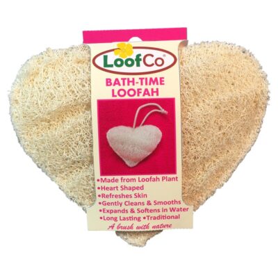 LoofCo Bath-Time Loofah Heart