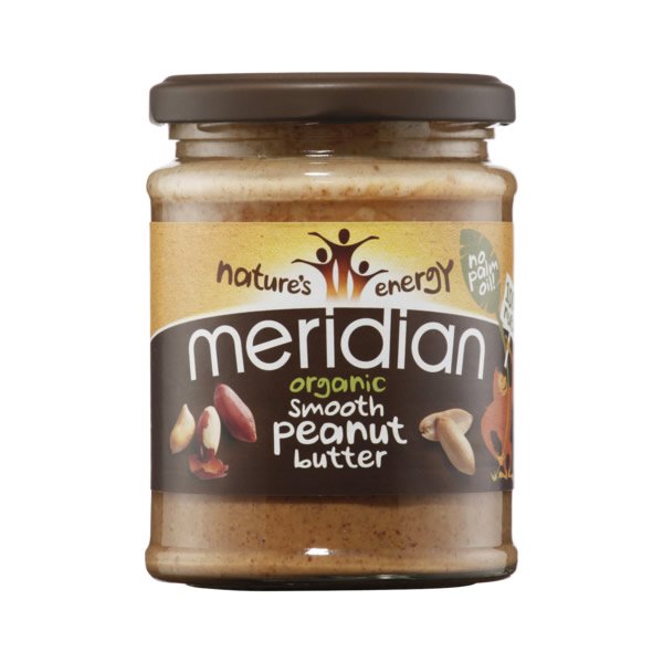 *On Offer* Meridian Organic Smooth Peanut Butter No Salt 280g
