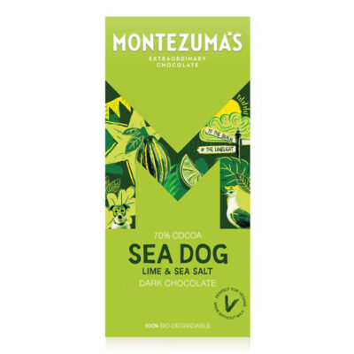 Montezuma's Sea Dog - Dark Chocolate with Lime & Sea Salt