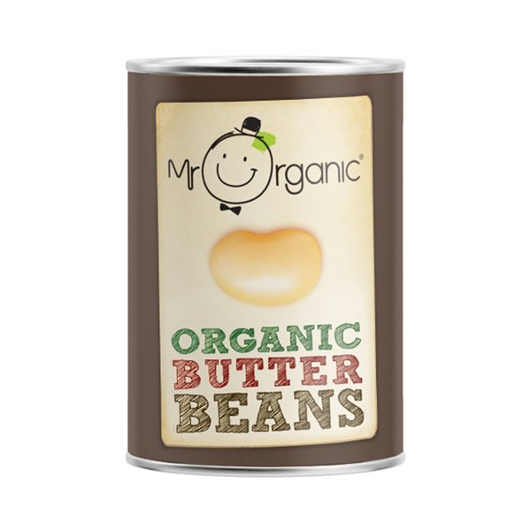 Mr Organic Butter Beans Tin 400g