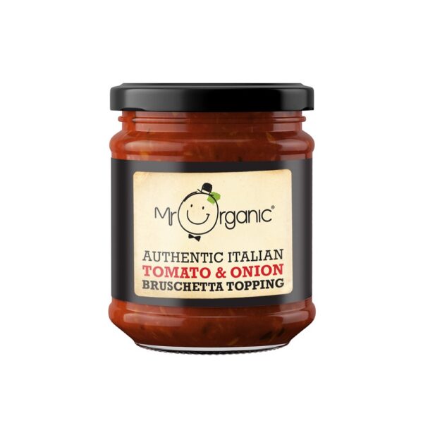 Mr Organic Italian Tomato & Red Onion Bruschetta Topping 200g