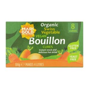 Marigold Organic Vegetable Bouillon Yeast Free 8 Cubes