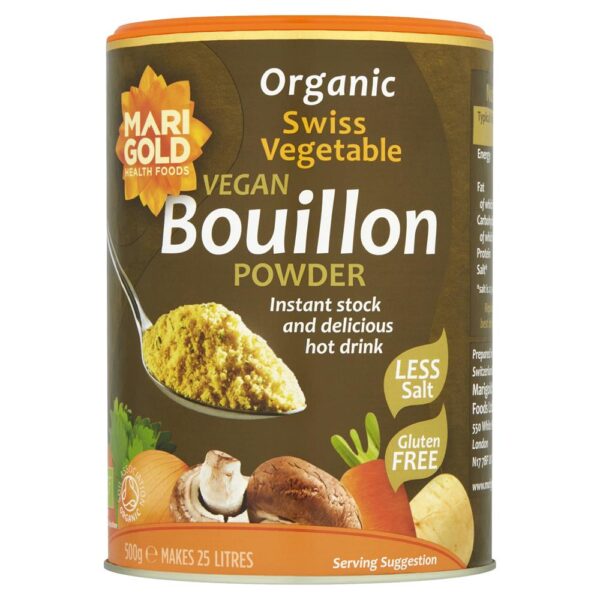 Marigold Swiss Vegetable Bouillon Powder Less Salt 500g