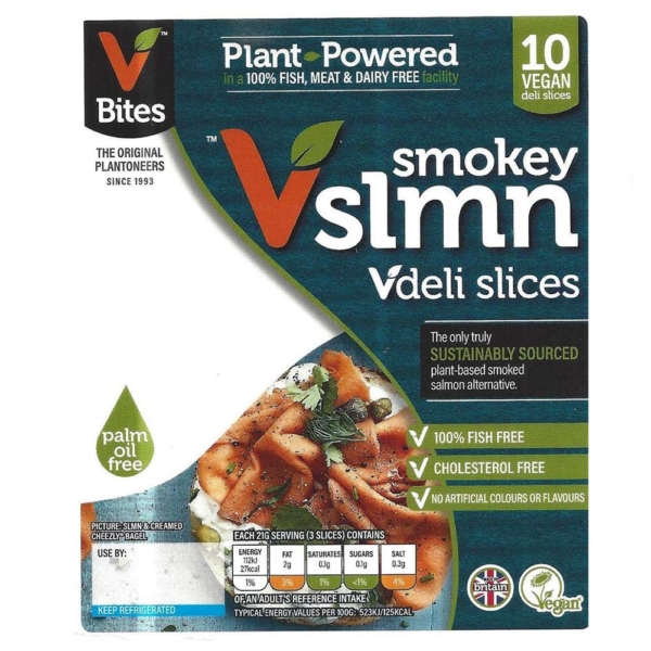 Vbites Smoked Salmon Style Slices 100g