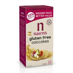 Nairns Gluten Free Oatcakes Carton 213g