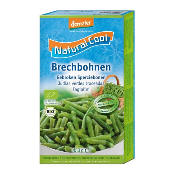 Natural Cool Organic Cut Green Beans 450g (Min. 2)|Natural Cool Organic Cut Green Beans 450g