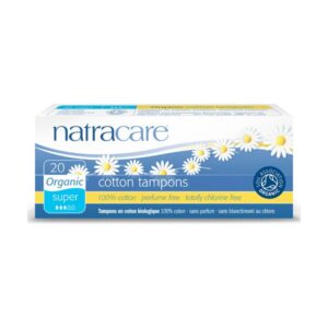 Natracare Organic Non Applicator Tampons Super 20 Pieces