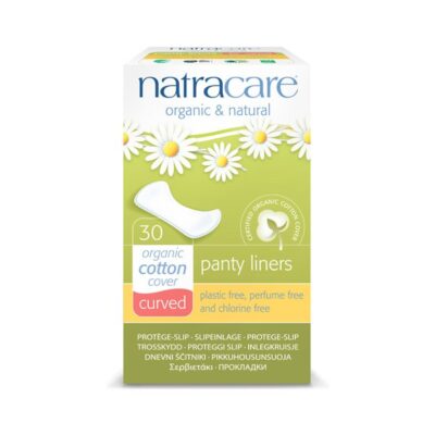 Natracare Organic Natural Pantyliners Curved