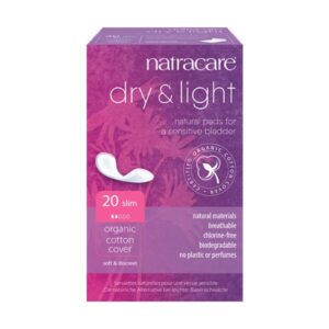 Natracare Organic Dry & Light Incontinence Pads 20 Pieces