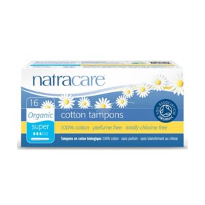 Natracare Organic Applicator Tampons Super 16 Pieces