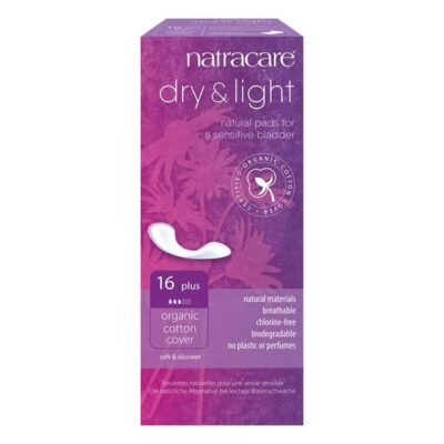 Natracare Dry & Light Incontinence Pads Plus