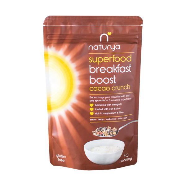 DISCONTINUED Naturya Breakfast Boost Cacao Crunch 150g