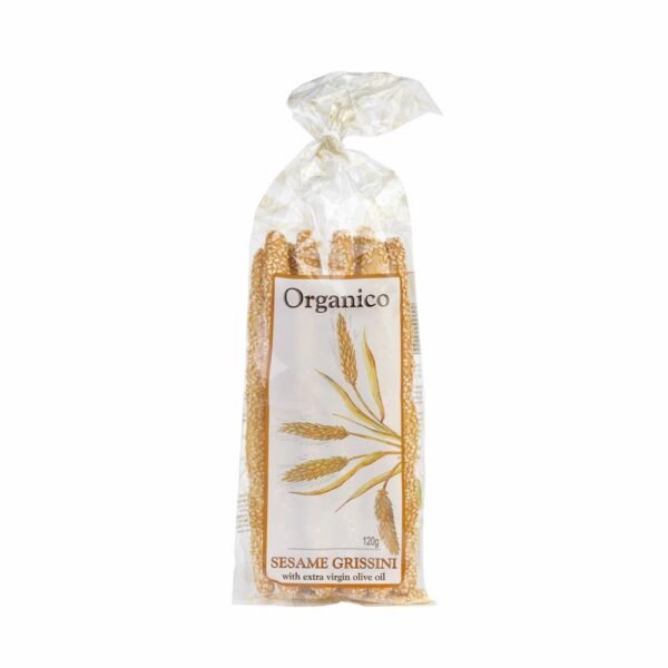 Organico Sesame Grissini 120g (Min. 2)|Organico Sesame Grissini 120g