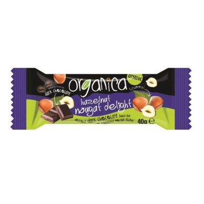 Organica Hazelnut Nougat Delight Snack Bar