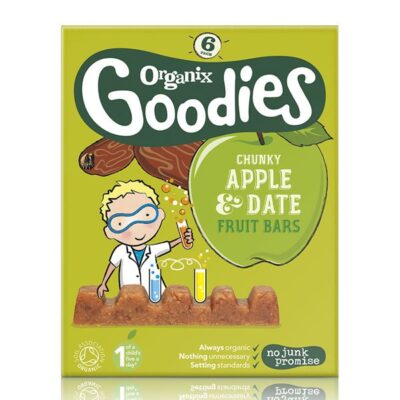 Organix Chunky Fruit Bars Date & Apple 6x17g