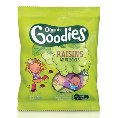 Organix Goodies Raisins Mini Boxes 12 x