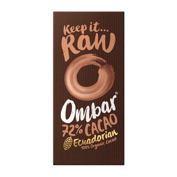 Ombar 72% Raw Cacao 70g X 10|Ombar 72% Raw Cacao 70g (Min. 10)|Ombar Coco Mylk Bar 35g X 10|Ombar Pure 90% 35g X 10