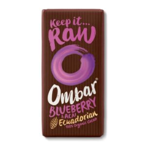 Ombar Acai & Blueberry Bar 35g X 10|Ombar Acai & Blueberry Bar 35g (Min. 10)