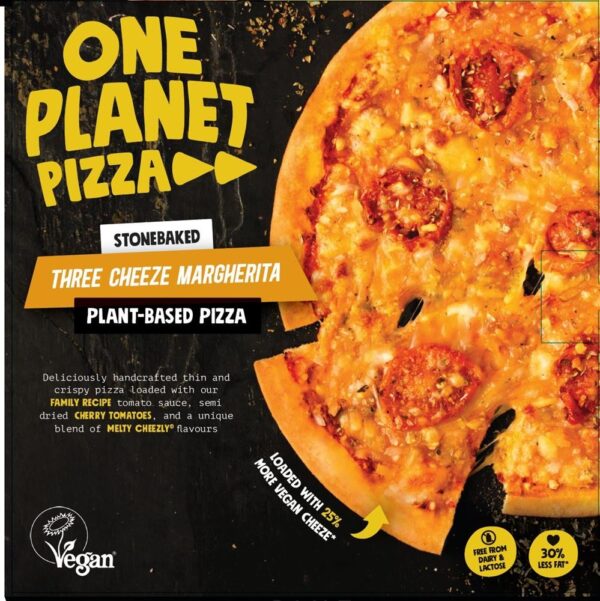 One Planet Three Sheese Margherita Pizza 450g