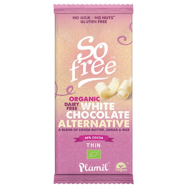 Plamil So Free Organic White Chocolate Alternative 70g