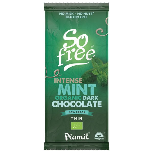 Plamil So Free Intense Mint Chocolate Organic 80g