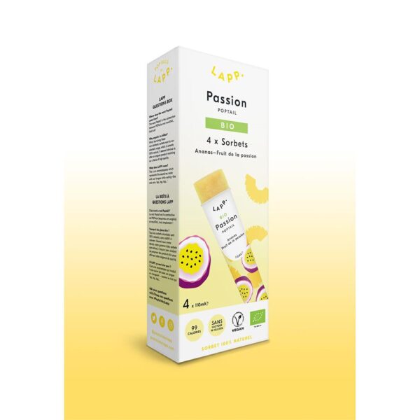 Poptails By Lapp Multipack Passion: Pineapple & Passion Fruit 4 x 100ml