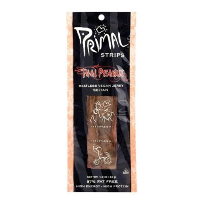 Primal Spirit Vegan Jerky Strips Thai Peanut