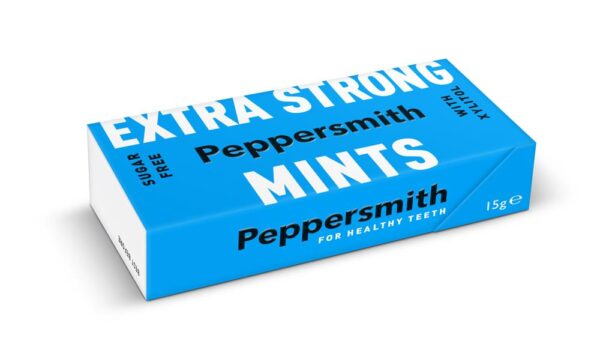 Peppersmith Eucalyptus Mints 15g X 12|*On Offer* Peppersmith Eucalyptus Mints 15g  (Min. 12)