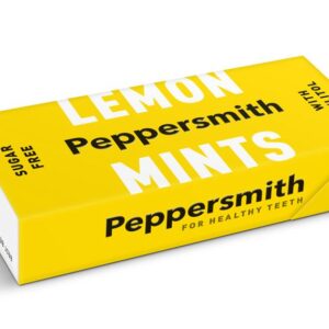 Peppersmith Lemon & Peppermint Mints 15 g X 12|*On Offer* Peppersmith Lemon & Peppermint Mints 15 g  (Min. 12)