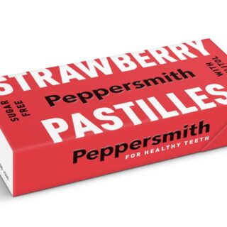 Peppersmith Strawberry Xylitol Pastilles
