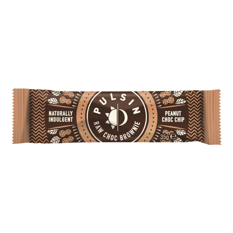 Pulsin Peanut Choc Chip High fibre Brownie