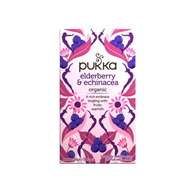 Pukka Herbs Elderberry & Echinacea 20 Sachets