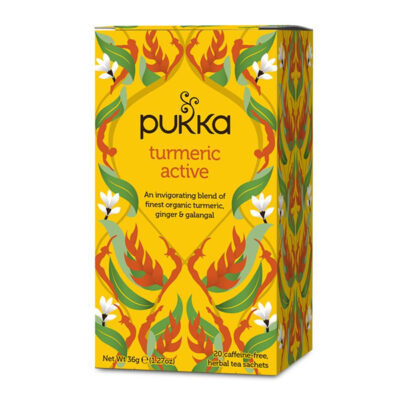 Pukka Herbs Organic Turmeric Ginger & Orange Active Tea