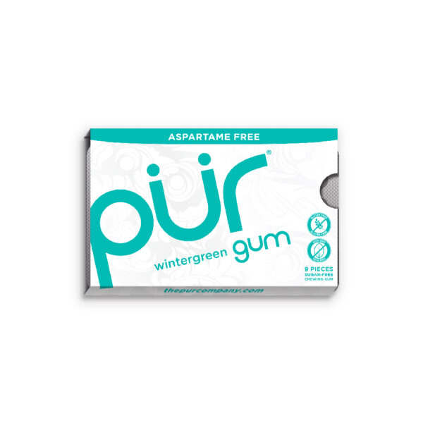 Pur Gum Wintergreen Blister Pack 9 Pieces (Min. 4)|Pur Gum Wintergreen Blister Pack 9 Pieces