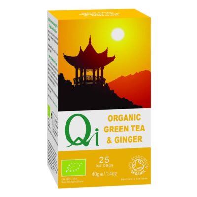 Qi Organic Green Tea & Ginger