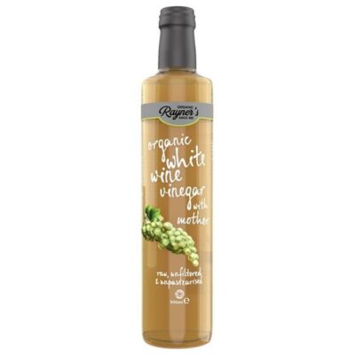 Rayners Essentials Organic White Wine Vinegar with Mother