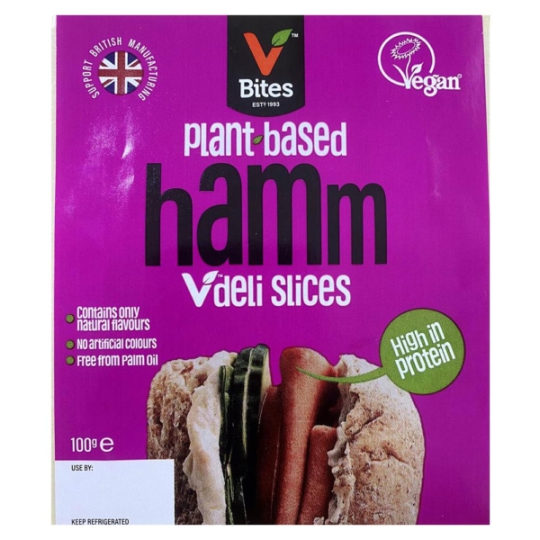 Vbites Cheatin Ham Style Slices 100g