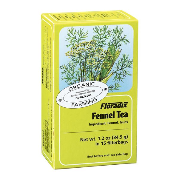Floradix Fennel Herbal Tea 15 Bags