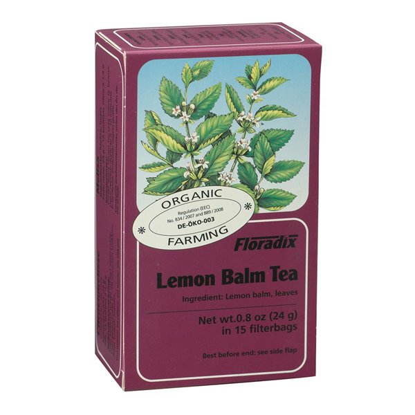Floradix Lemon Balm Organic Herbal Tea 15 Bags
