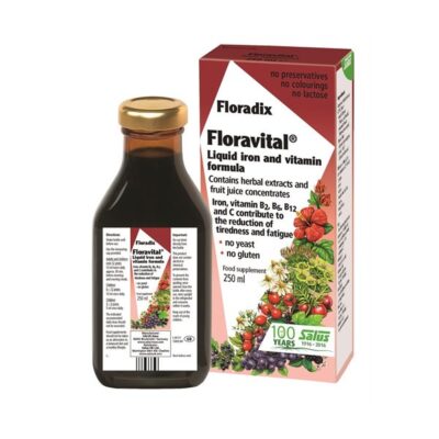 Floradix Floravital Yeast & Gluten Free Liquid Iron Formula