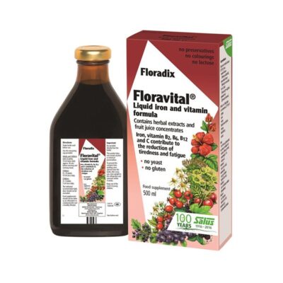 Floradix Floravital Yeast & Gluten Free Liquid Iron Formula
