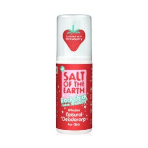 Salt of the Earth Rock Chick Sweet Strawberry Natural Deodorant Spray for Girls