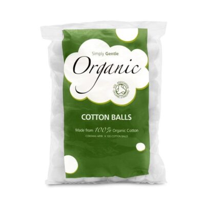 Simply Gentle Organic Cotton Balls 100 Balls