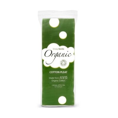 Simply Gentle Organic Cotton Pleats 100 Pleats