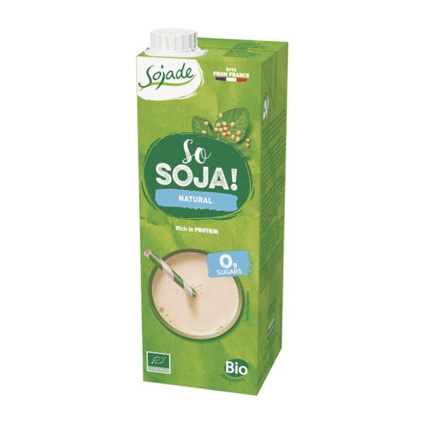 Sojade Organic Unsweetened Soya Drink 1L (Min. 2)|Sojade Organic Unsweetened Soya Drink 1L