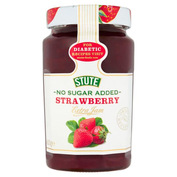 Stute Diabetic Strawberry Jam 430g (Min. 2)|Stute Diabetic Strawberry Jam 430g|Stute Diabetic Strawberry Jam 430g (Min. 2)