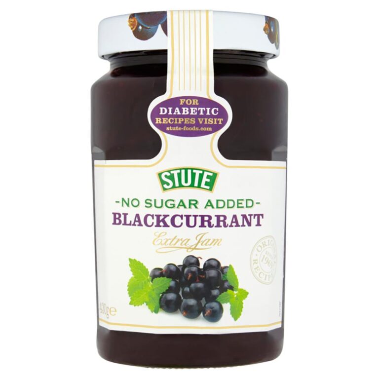 Stute No Sugar Added Blackcurrant Jam
