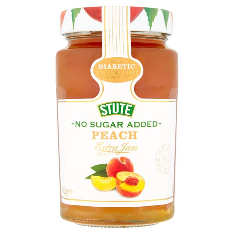 Stute No Sugar Added Peach Jam