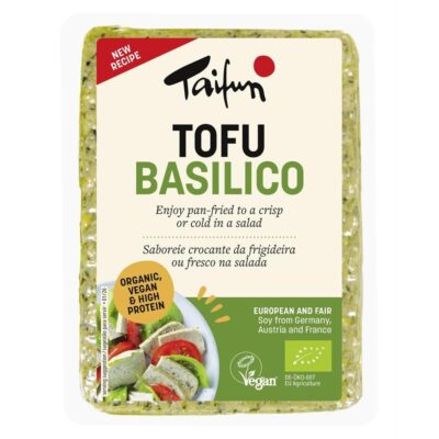 Taifun Organic Tofu Basilico with Basil and Herbs